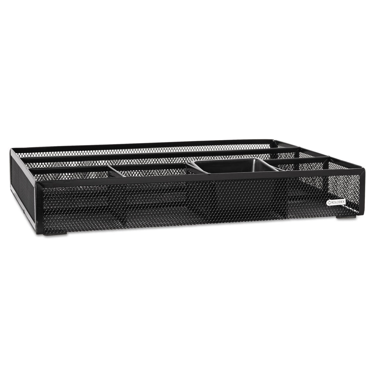 Rolodex 22251 - Soporte para tarjetas de visita, color negro, organizador para gabetas de escritorio, Negro, 1