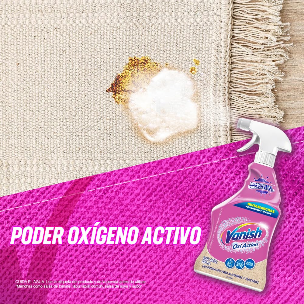 Vanish Quitamanchas para Alfombras, Tapicerías y más, 650ml