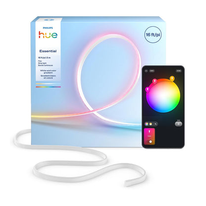 Philips Hue Tira LED Inteligente Essential 5 Metros Luz Multicolor Compatible con Alexa y WiFi