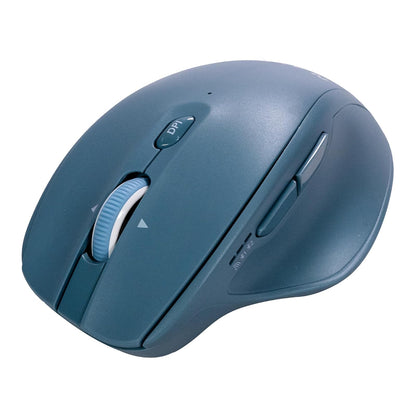 Naceb Technology - Mouse Inalámbrico Dual Mode 2.4G + Bluetooth con Diseño Ergonómico y Conexión Versátil - Ideal para Oficina y Estudio en Color Azul