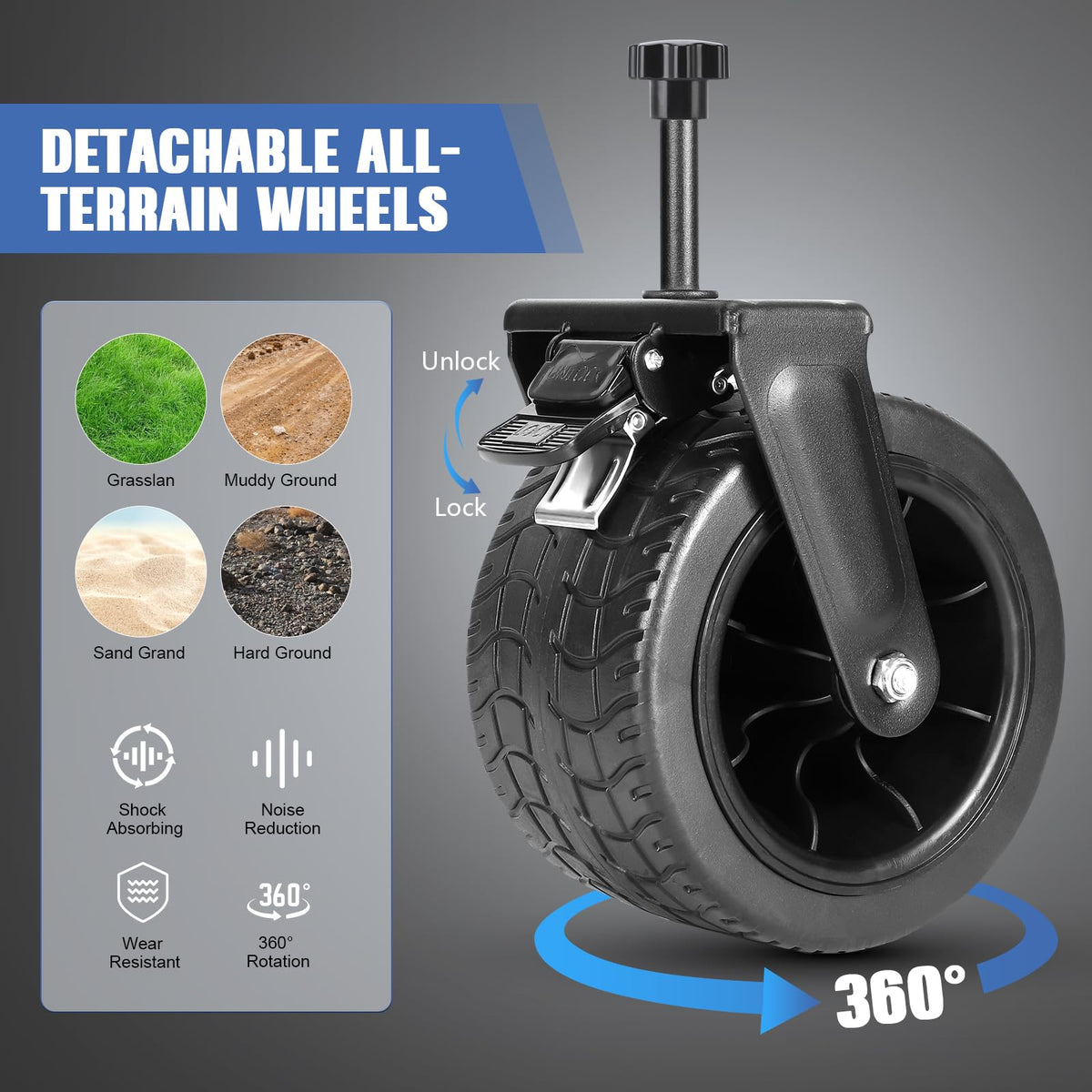 EVLIQUIL Flodable Beach Wagons