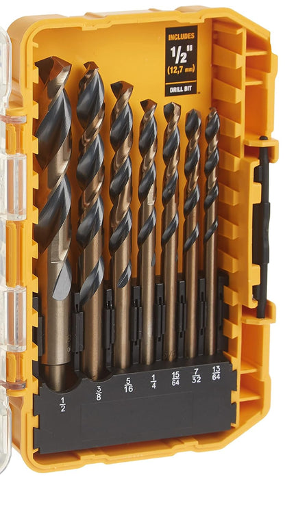 DEWALT DW1177 - Juego de Brocas de Metal. 20 Piezas. Acabado: Negro Óxido