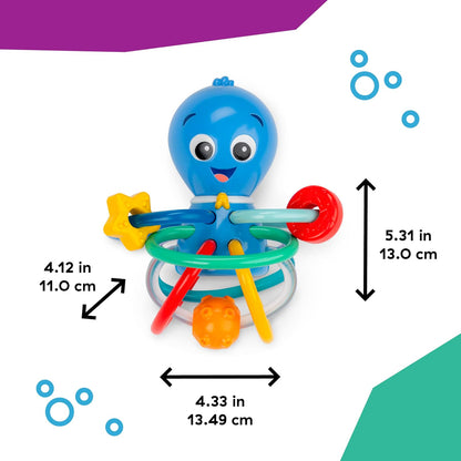 Mordedor y sonajero Opus el pulpo de Ocean Explorers, de Baby Einstein, a partir de 0 meses