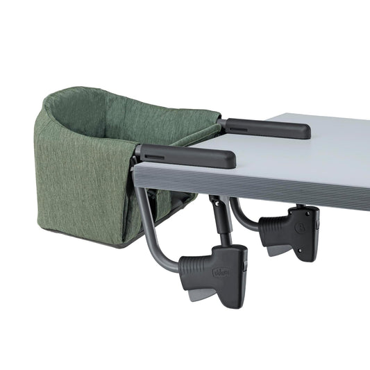 Chicco FastLock - Silla alta portátil para bebés y niños pequeños, se instala en segundos, musgo/verde
