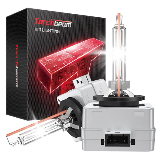 Torchbeam D3S Bombillas HID 6000K Blanco Frío 35W 66340 42403 42302 Repuesto Xenón 2 Piezas