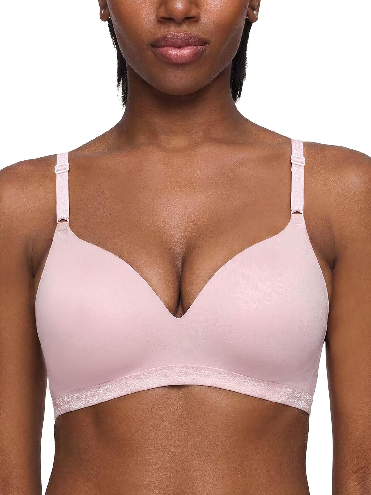 Warner's Cloud 9 Brasier de Contorno sin Varillas para Mujer - 36A - Rosa pálido