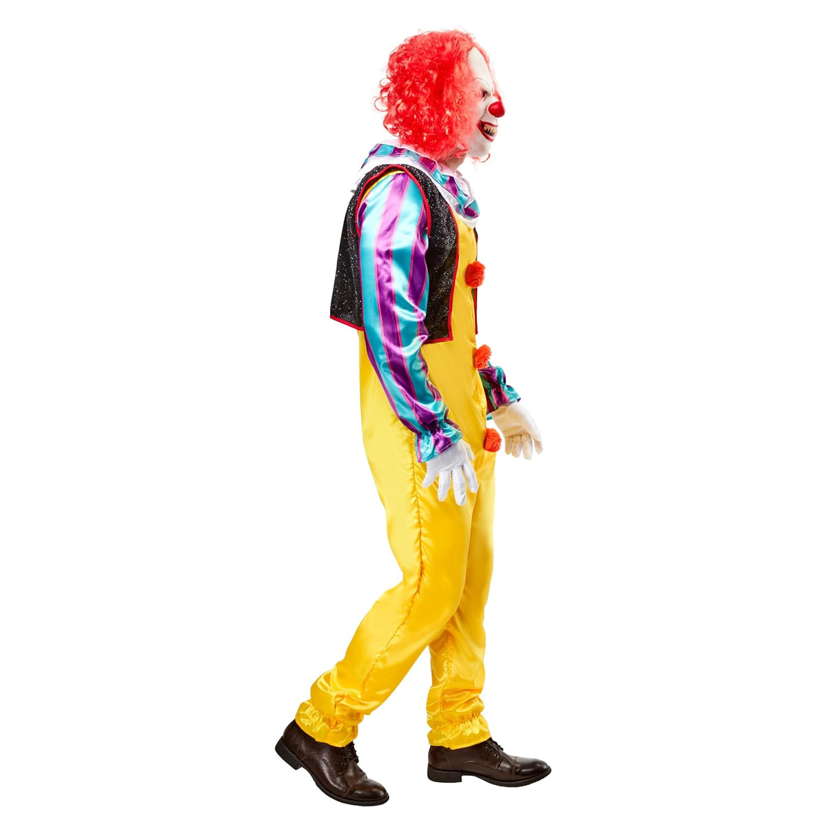 Rubie's IT The Movie Adult Pennywise Deluxe Costume, As Shown