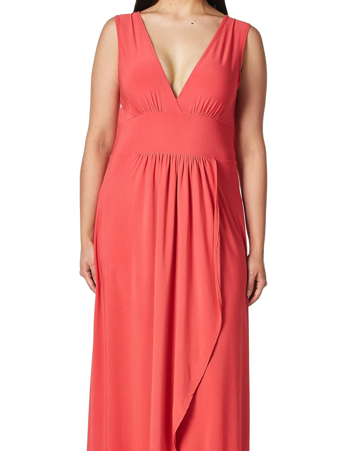 Star Vixen Vestido Maxi sin Mangas con Falda de tulipán Sobrepelliz Vestido para Mujer