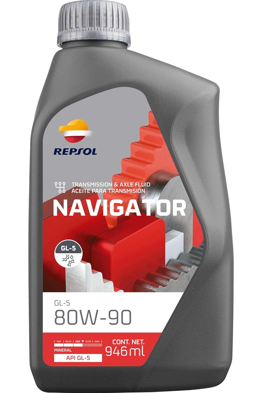 Repsol Lubricante para Transmisión Navigator GL-5 80W-90 946 ml