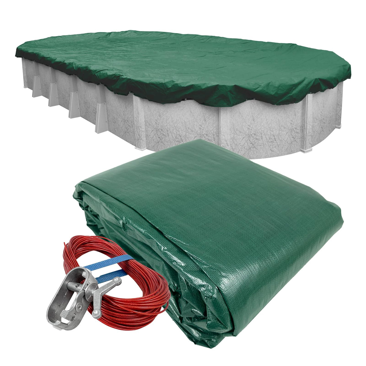Robelle 371625-4 - Cubierta de piscina para piscinas de invierno, suprema, 16 x 25 pies