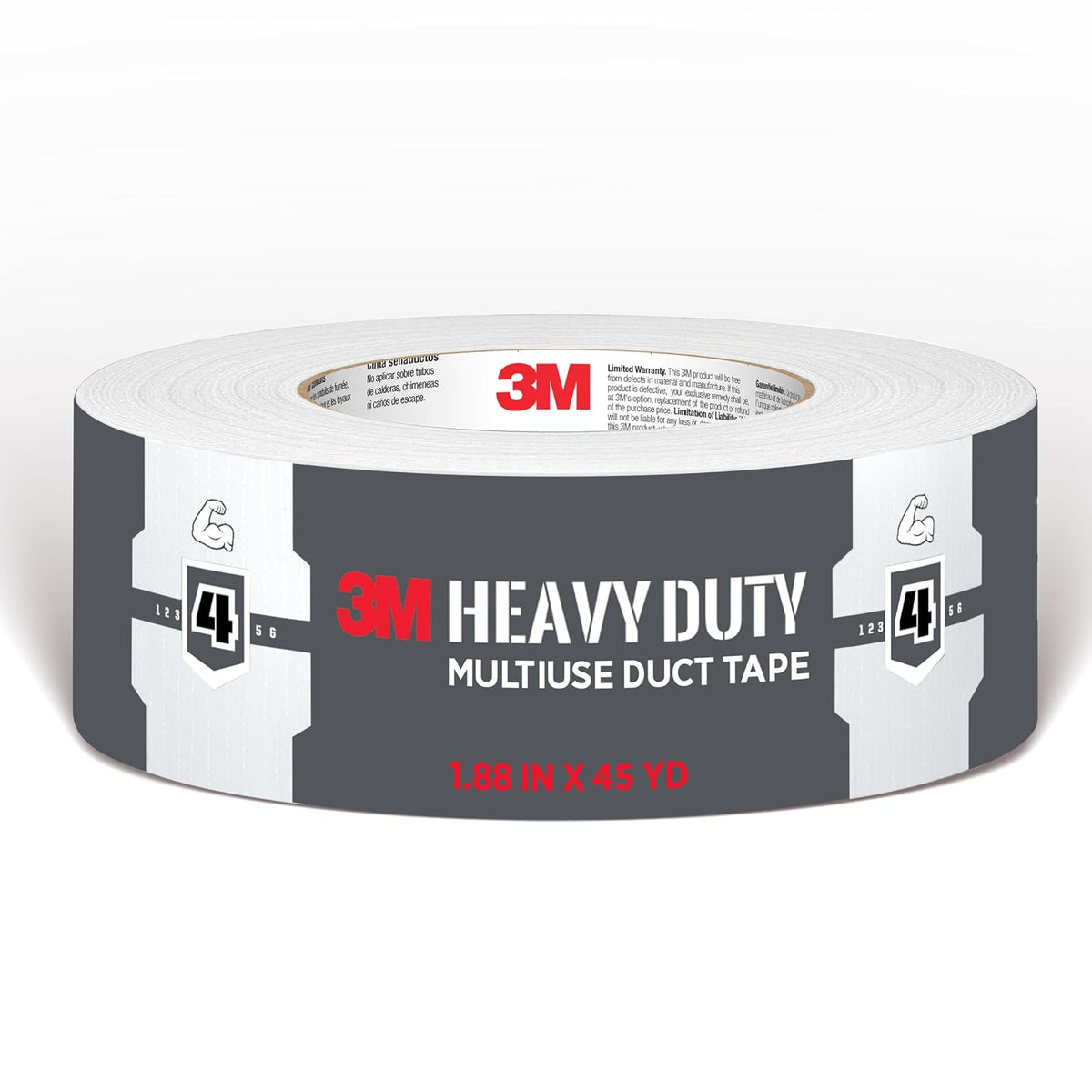 3M Cinta Adhesiva Multiusos 2145, Resistencia Industrial - White
