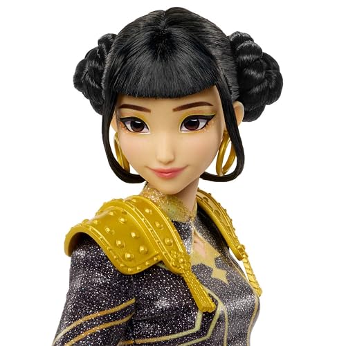 KPOP Demon Hunters Muñeca con Canciones Zoey | Use un vestido de diseñador extraíble, 5 articulaciones posicionables, inspirado en la película