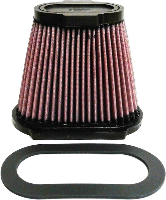 K&N Filtro de Aire para Moto YA-6601, Rojo