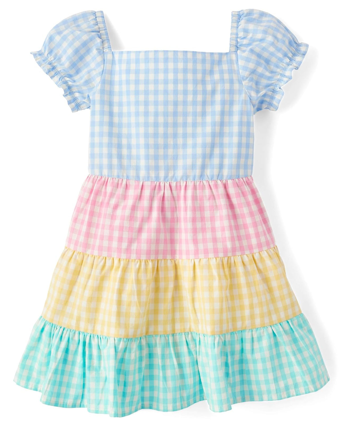 Gymboree Vestido de Suéter Manga Corta para Niña - multicolor - fantasía (Breeze Multi) - 10