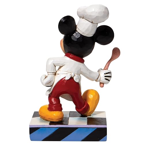 Enesco Jim Shore Disney Traditions Chef Mickey Mouse Figurine, 6.25 Inch, Multicolor