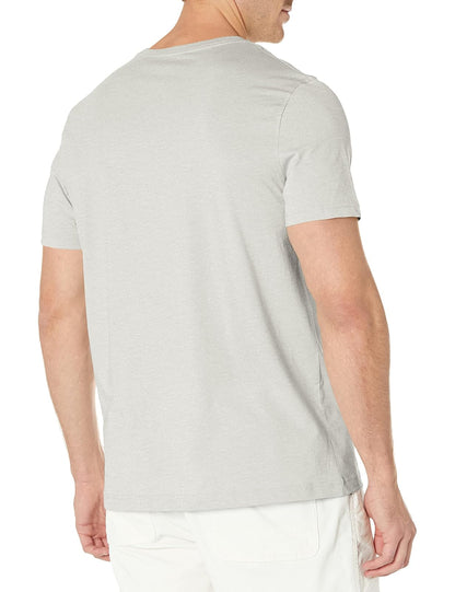 Nautica - playera de manga corta para hombre, Gris Caliente, M