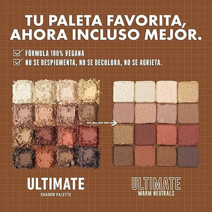 NYX Professional Makeup Ultimate Shadow Palette, Tono Warm Neutrals