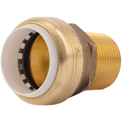 SharkBite Conector Macho de Latón 1/2 Pulgada MNPT x PVC - 2.54cm (1'')