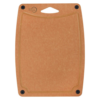 Mercer - Tabla de cortar culinaria compuesta de 14 9/16 pulgadas x 10 13/16 pulgadas, con pies antideslizantes y ranura para jugos, talla M