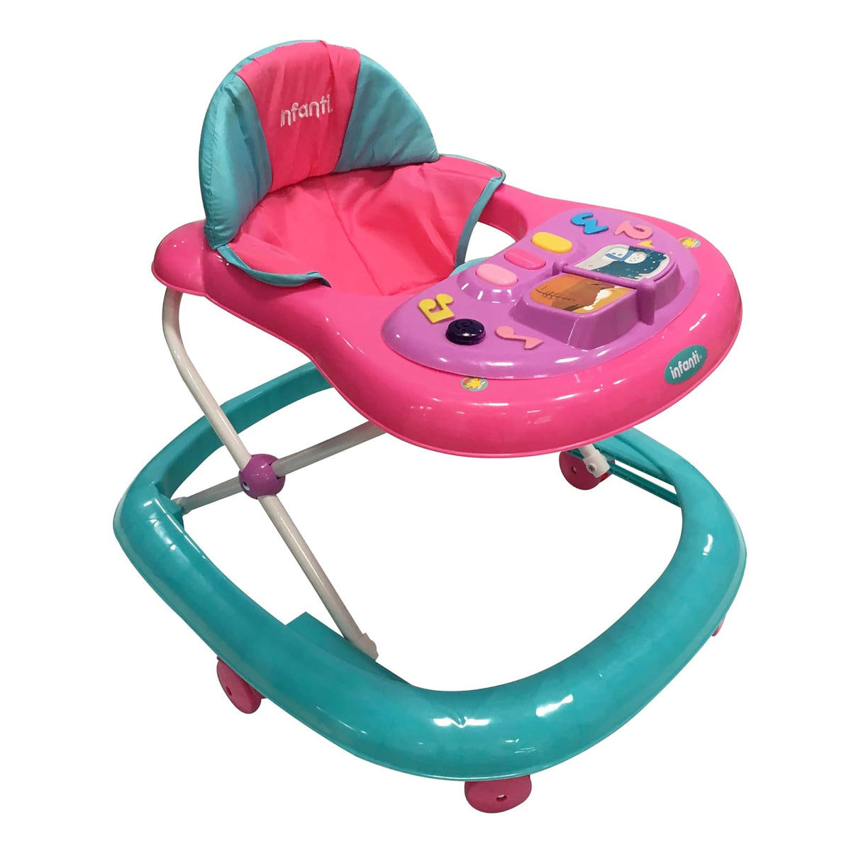 Infanti Andadera Musical My Little Steps, Naranja - rosa