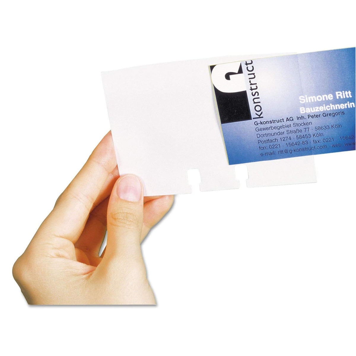 Durable Telindex 241201 - Archivador de tarjetas de dirección (500 tarjetas de doble cara, 25 separadores alfabéticos), color negro, tarjetas adicionales únicamente, Business Card File