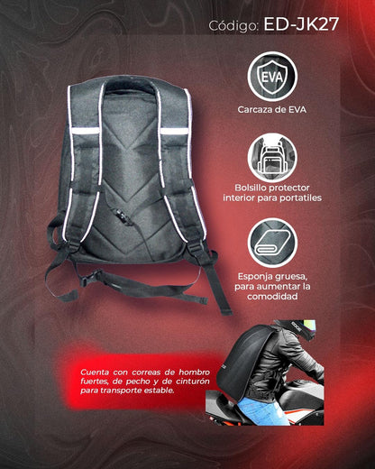 Bolsa para Tanque de Motos Edge- Accesorios para Moto Tank Bag Caja para Motocicleta - Mochila para Moto Tanque Moto Maletas Mochila para Moto Bolsa Y Tanque Moto Impermeable (ED-JK27)