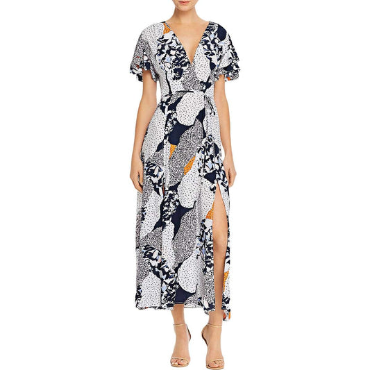 French Connection Vestido Largo Cruzado Francis Drape para Mujer