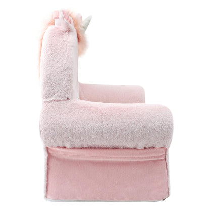 Soft Landing Sweet Seats, Silla de Descanso para niños pequeños de Alta Calidad y cómoda con asa de Transporte y Bolsillos Laterales, Unicornio Rosa
