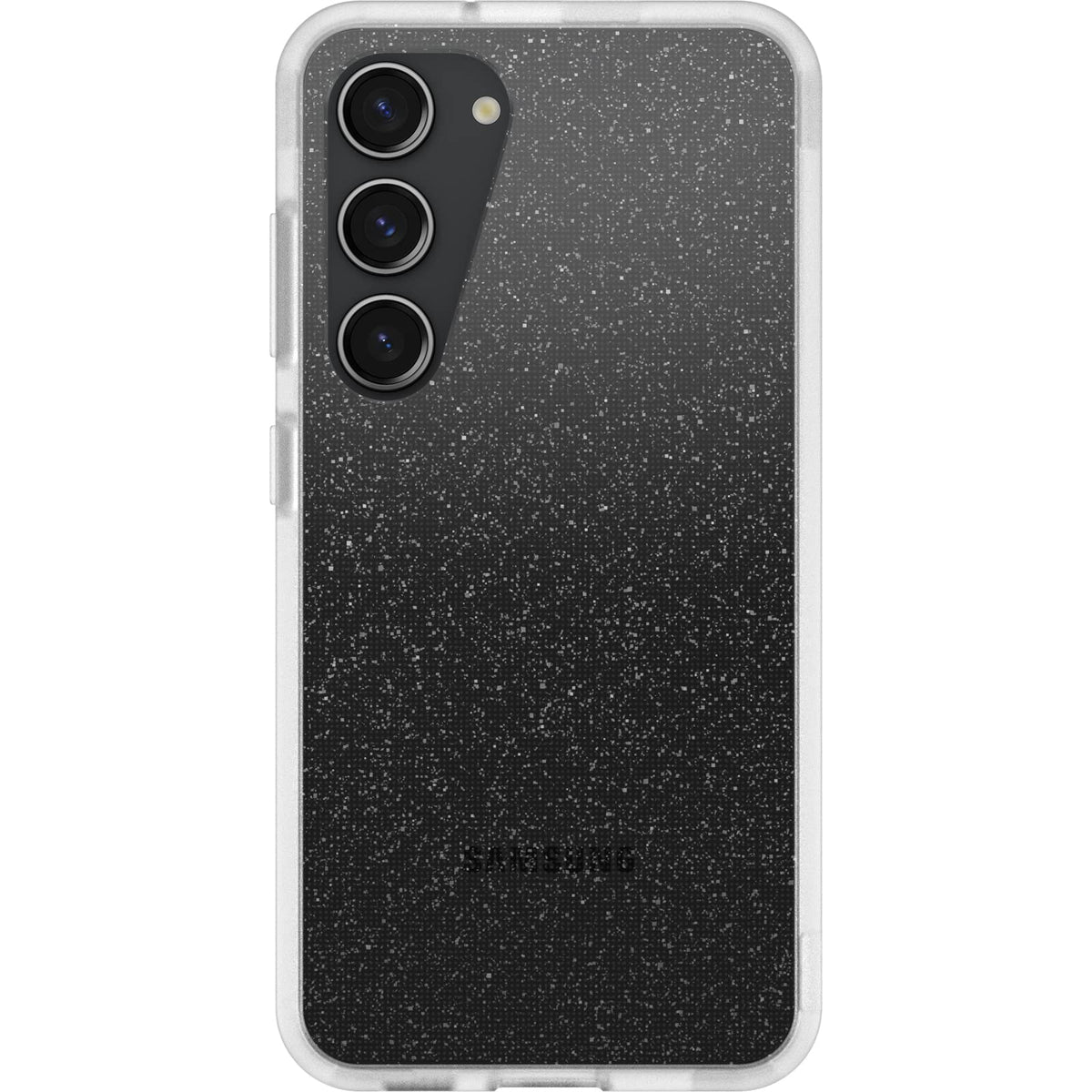 OtterBox - Funda para Galaxy S23 Prefix Series, diseño de Stardust (Transparente/Purpurina), Ultrafina, amigable con el Bolsillo, Bordes elevados Que protegen la cámara y la visualización, Compatible