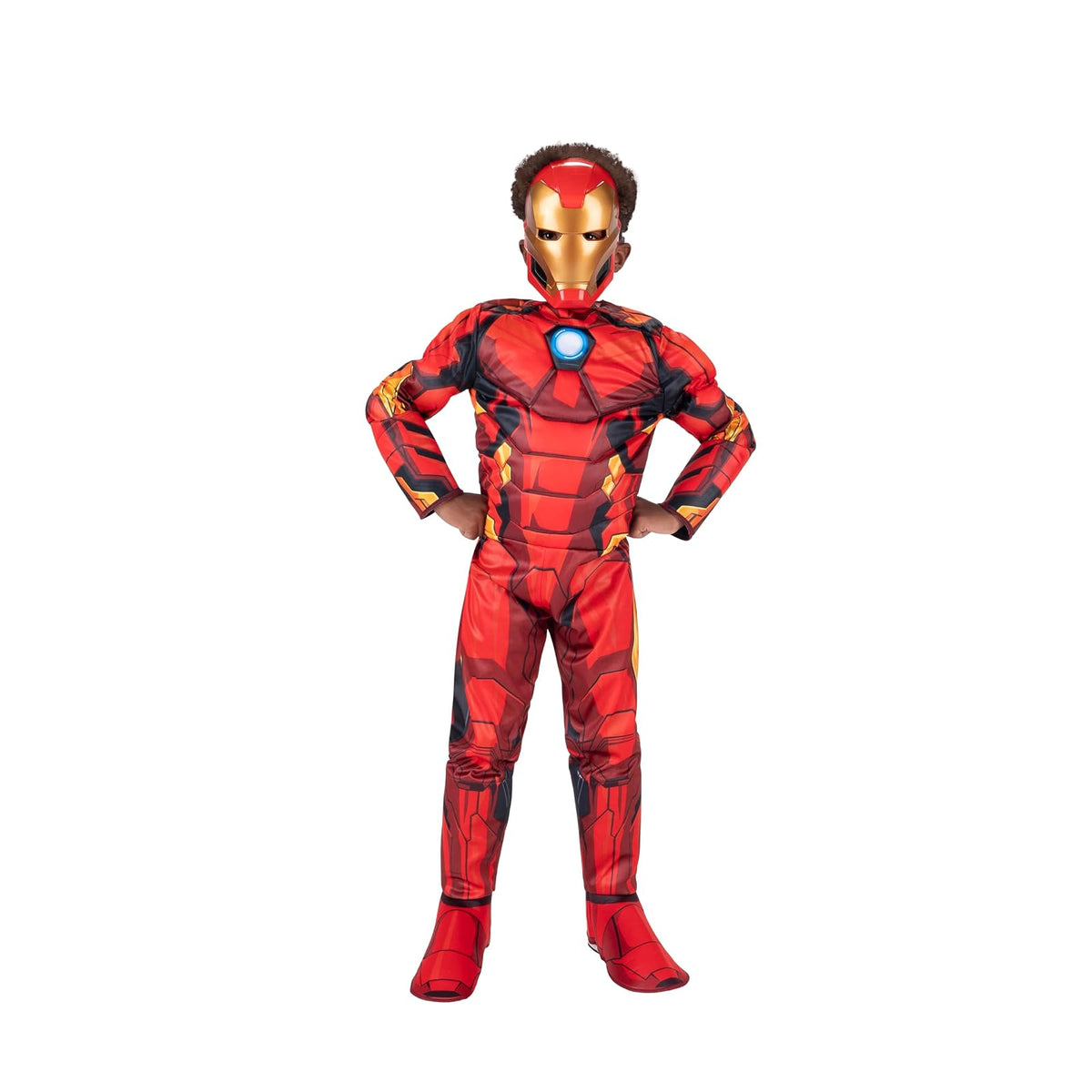Jazwares Youth Boy Qualux Costume, Iron Man (AVC), Niños, Chico