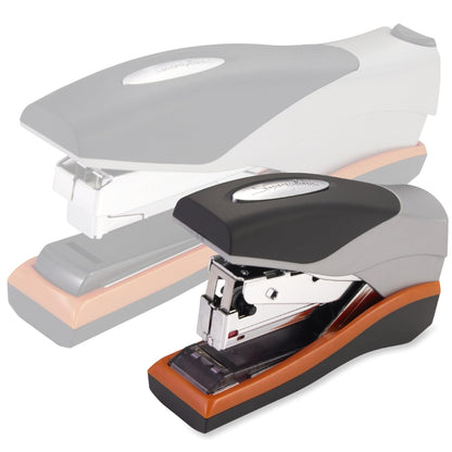 Grapadora Swingline, capacidad de 40 hojas, Optima 40, sin atascos, esfuerzo reducido, compacto, agarre suave, metal, naranja, plata y negro (87842)