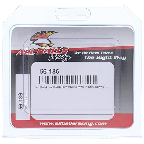All Balls Racing - Kit de horquilla y sello antipolvo 56-186 compatible con/reemplazo para BMW R1200RTW 2013-2016, R1200GSW 2013-2017