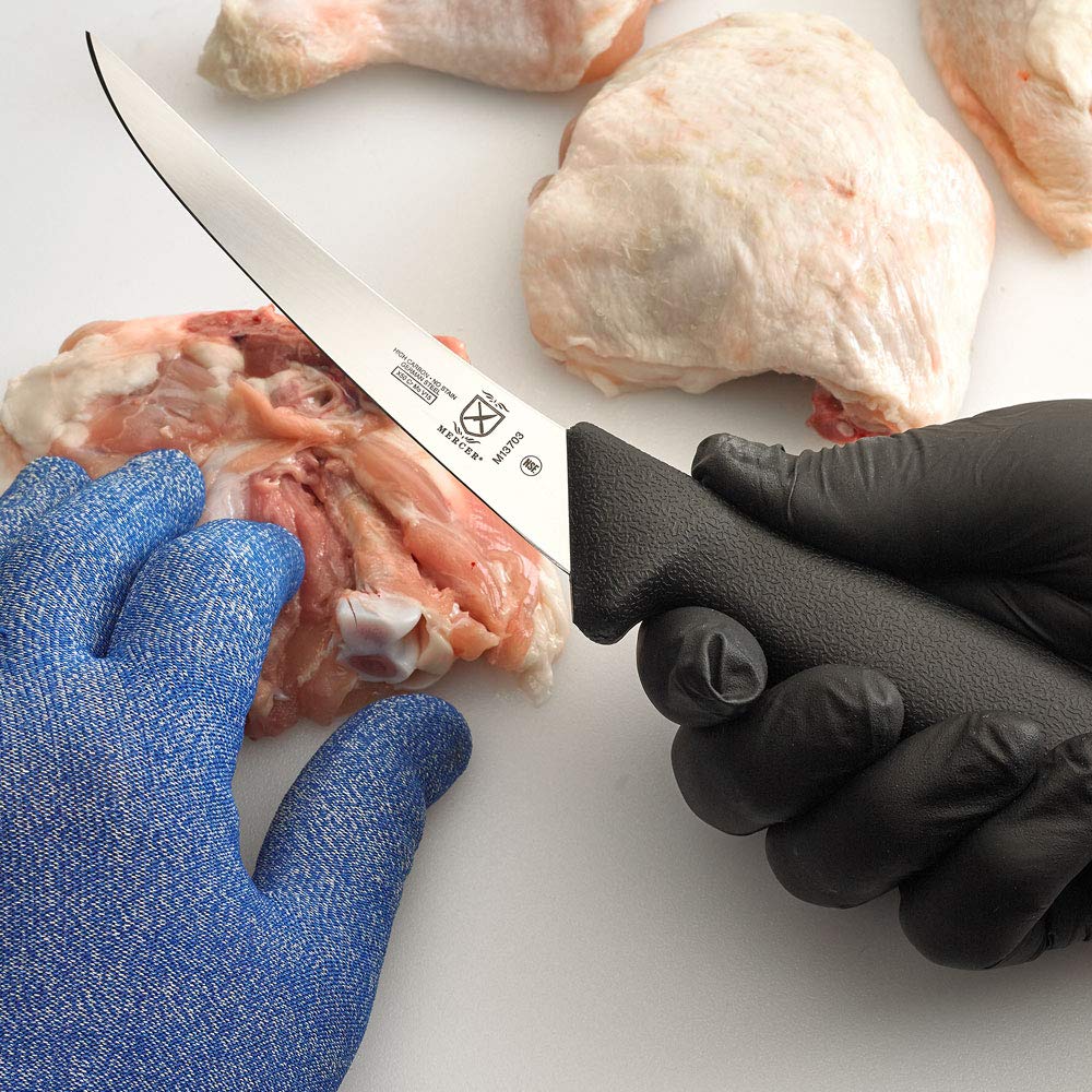 Mercer Culinary BPX, 5.9 pulgadas, cuchillo de deshuesado curvado, rígido
