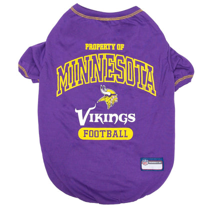 Pets First NFL Playera Deportiva para Perro - CH - Minnesota Vikings