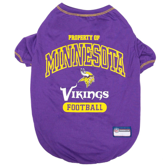 Pets First NFL Playera Deportiva para Perro - CH - Minnesota Vikings