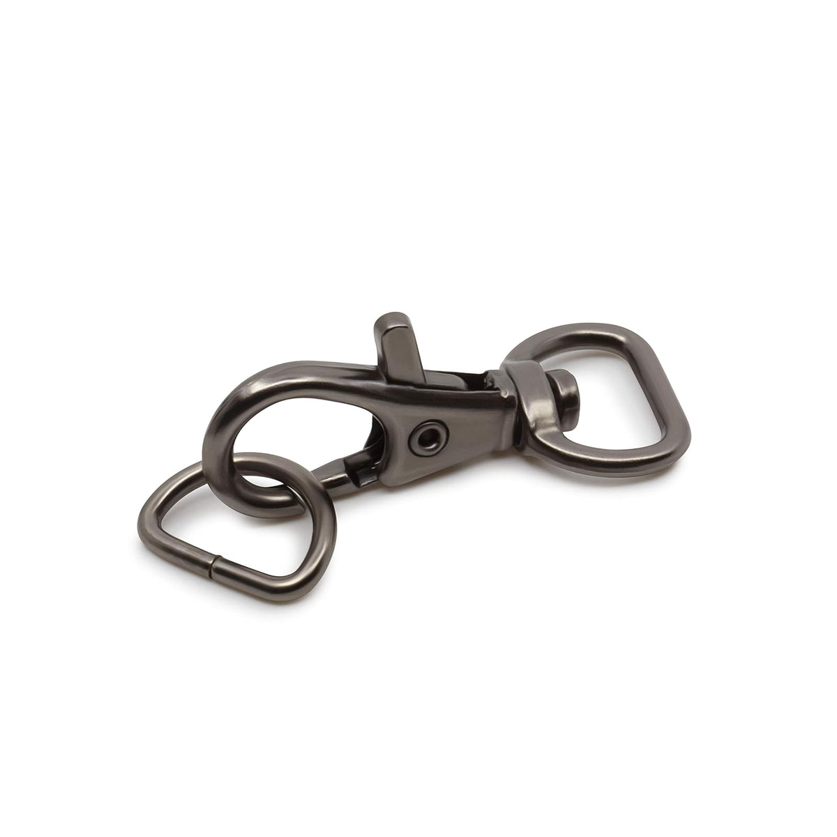 Dritz - Ganchos giratorios y anillos en D de 1,27 cm, bolsa de bronce y accesorios de mano, 1/2 pulgadas, 12 unidades