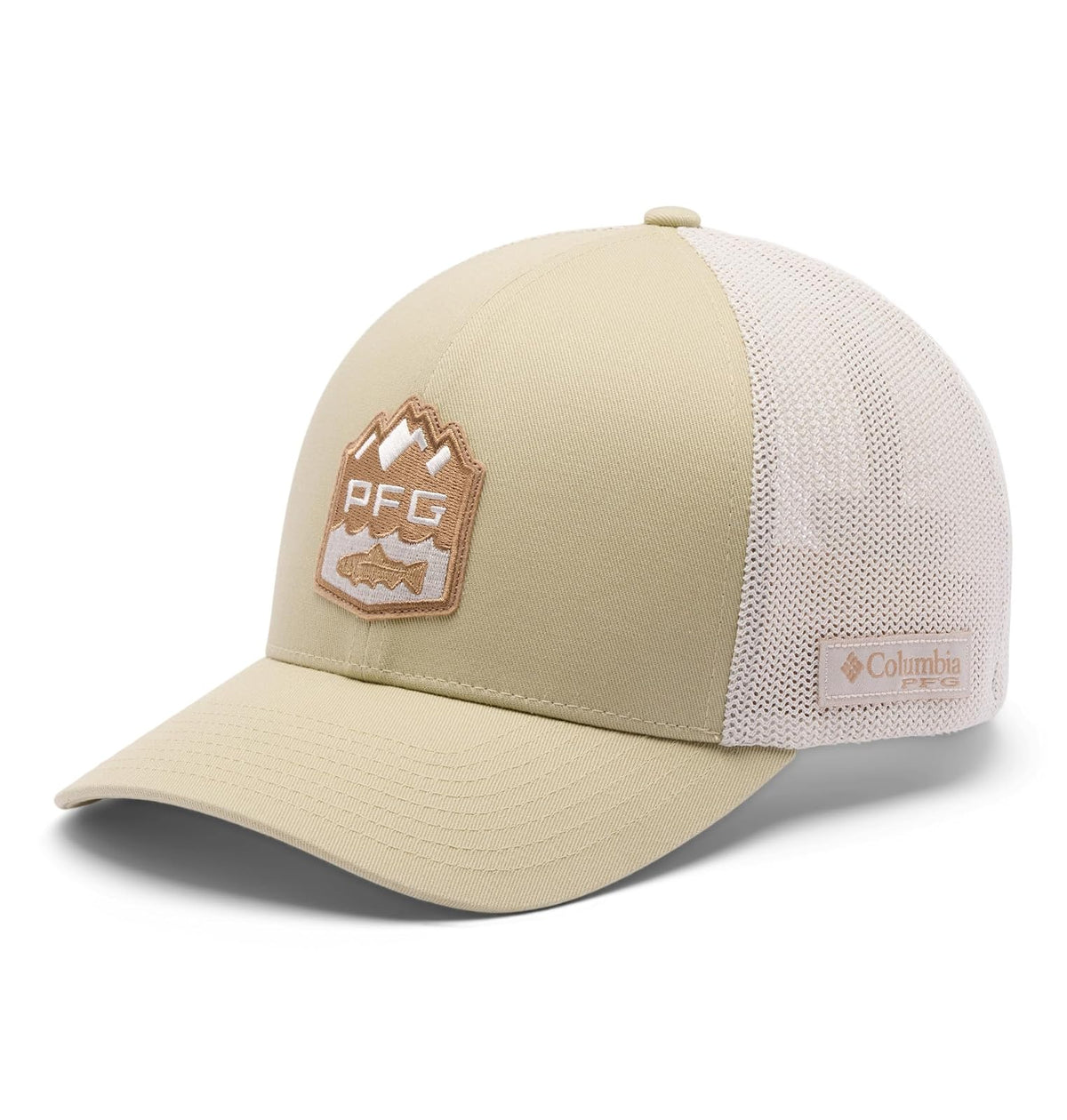 Columbia PFG Patch Mesh Ball Cap Tapa Unisex Adulto - G - Parche de serpentina - caído