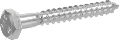 Hillman 230009 Tornillos hexagonales, 1/4 x 1-1/2 pulgadas, zinc, paquete de 100