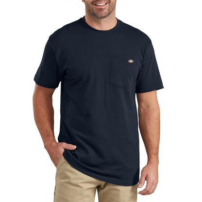 Dickies Heavyweight Camiseta con Bolsillo para Hombre - Azul (Dark Navy) - 3XL