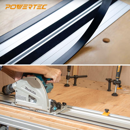 POWERTEC 71656 - Tira de repuesto para riel de guía de sierra PowerTEC, Makita 194419-4 de 118 pulgadas y rieles de guía de sierra Festool