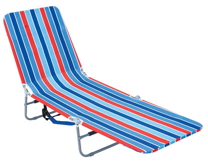 RIO Gear silla plegable compacta para viajero - Raya azul y turquesa roja - Rayas