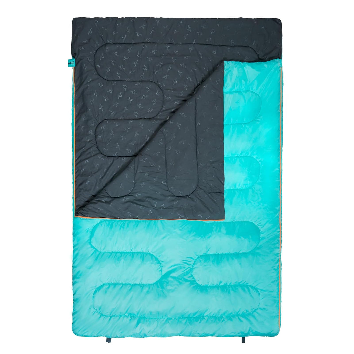 Teton Sports Cascade Double Sleeping Bag; Lightweight, Warm and Comfortable for Family Camping