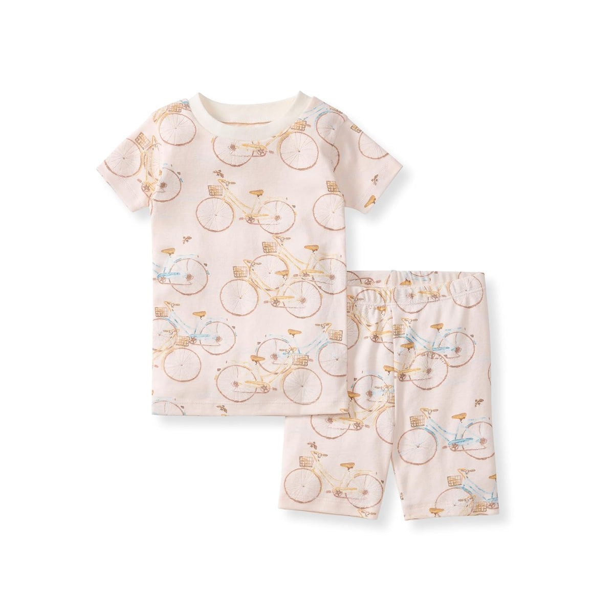 Burt's Bees Baby Baby Girls' Pajamas, tee and Short 2-Piece PJ Set Juego de Pijama bebés niñas