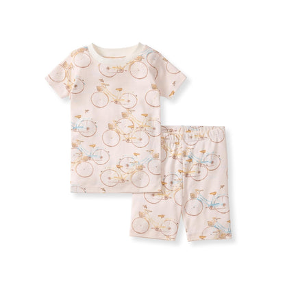 Burt's Bees Baby Baby Girls' Pajamas, tee and Short 2-Piece PJ Set Juego de Pijama bebés niñas