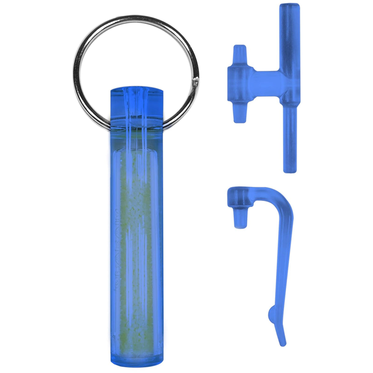 Gear Aid Ni GLO, 2” Glowing Keychain for Camping, Scuba and Night Fishing
