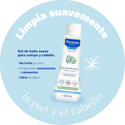 Mustela Pack Travel Size, 4 productos, Ideal para toda la familia