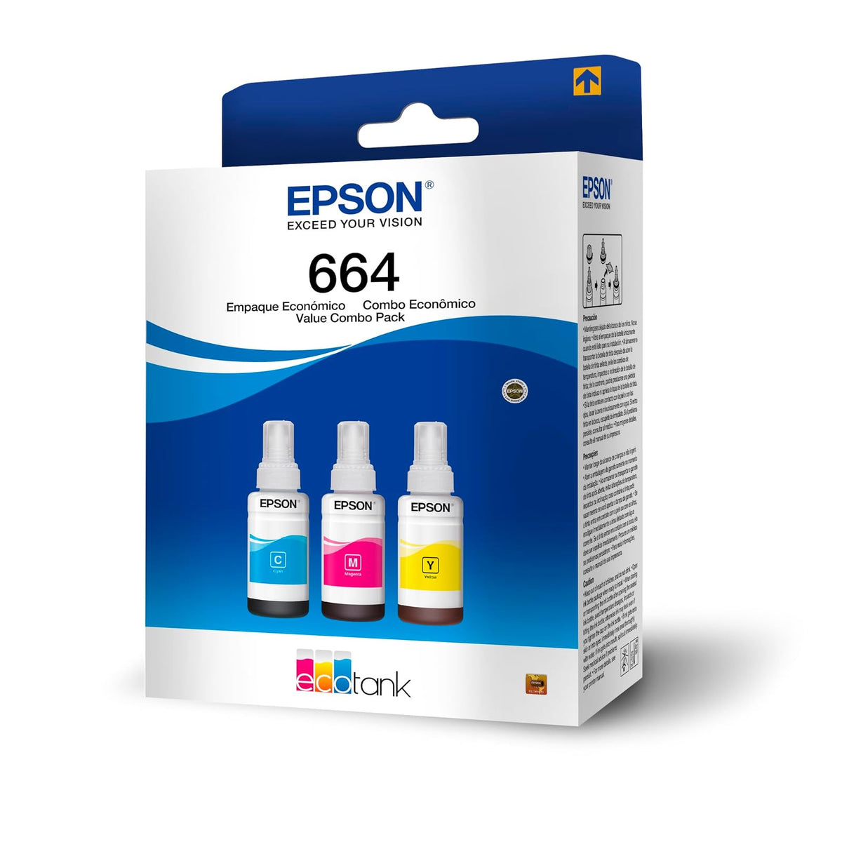 Epson Ecofit Botellas de Tinta Cian-mag-Ama T664 3 Unid.