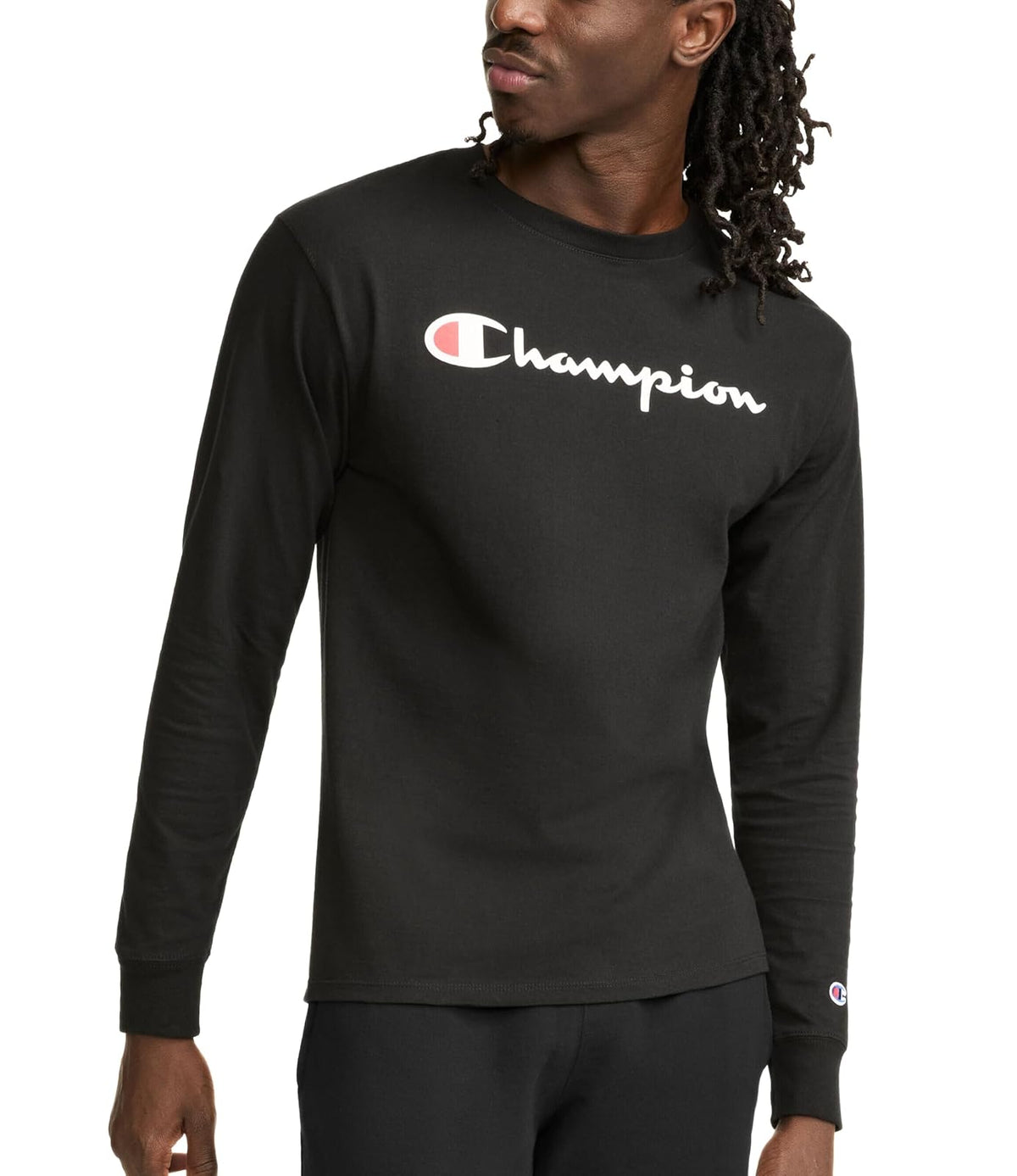 Champion LIFE Playera Cuello Redondo para Hombre - G - BLACK