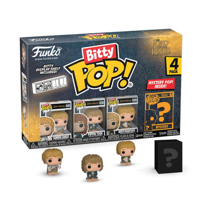 Funko Bitty Pop!: El Señor de los Anillos - Paquete de 4 Mini Figuras Coleccionables - Funko Bitty Pop! Señor de los Anillos - Samwise