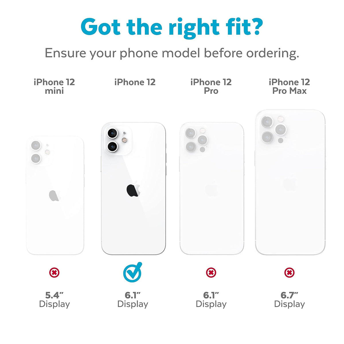 Speck Products Presidio Perfect-Clear + Glitter iPhone 12, iPhone 12 Pro, Funda Transparente con Purpurina Dorada/Transparente